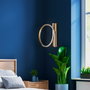 Opviq Halka - 13305 Lámpara de pared metálica dorada